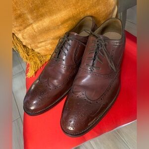 Johnson & Murphy Brown Leather Men's Dress Shoes